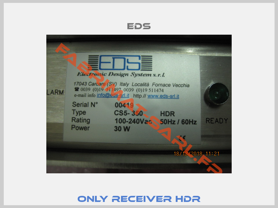 Only receiver HDR-2